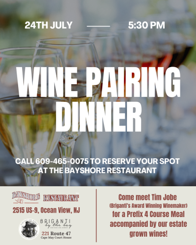 Pairing Dinner July 24